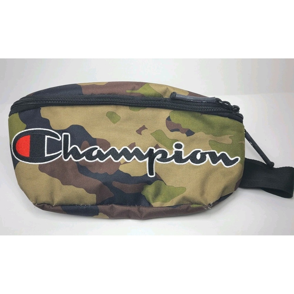 Champion Camo Waist Pack Fanny Pack Crossbody Bag – Logo – EUC